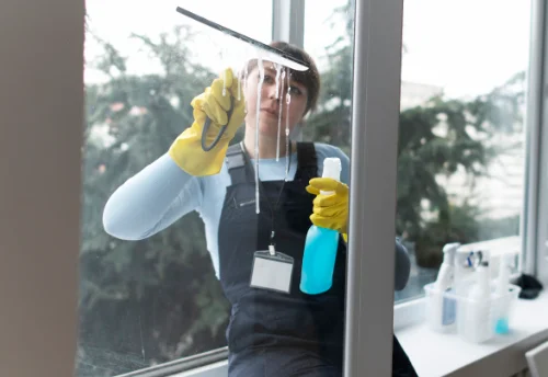 Nettoyage de vitres intérieures et extérieures à Saint-Sérotin